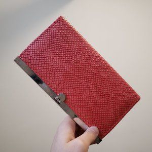 Pink and Gold Scale Wallet